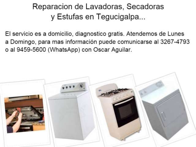 Servicios De Reparacion De Lavadoras Secadoras Y Estufas En Tegucigalpa En Distrito Central Tecnicos 9097