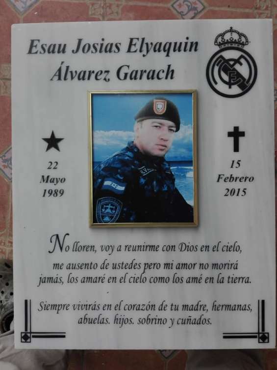 Fotos de Placas de marmol para lapidas en Puerto Cortés, Honduras