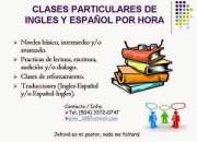 Clases particulares / on line de inglés y/o español